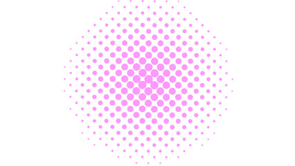 Seamless pink polka dot pattern vector illustration with abstract circles texture for Valentine's Day backdrop design