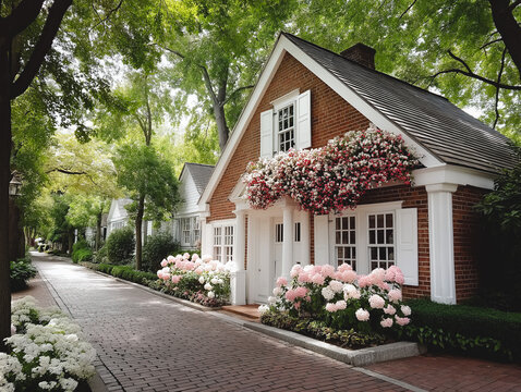 Hyannis coastal village in Massachusetts