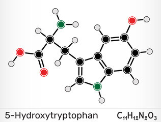 L-DOPA, levodopa molecule, biochemical precursor of dopamine and other catecholamine neurotransmitters, used in Parkinson’s disease therapy. Vector illustration