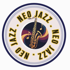 Neo Jazz Circular Logo