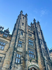Fototapeta premium University of Edinburgh Scotland, January 1 2024.