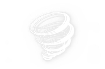 Abstract white spiral swirl illustration with soft gradients, creating a dynamic visual effect, perfect for backgrounds and overlays in creative projects