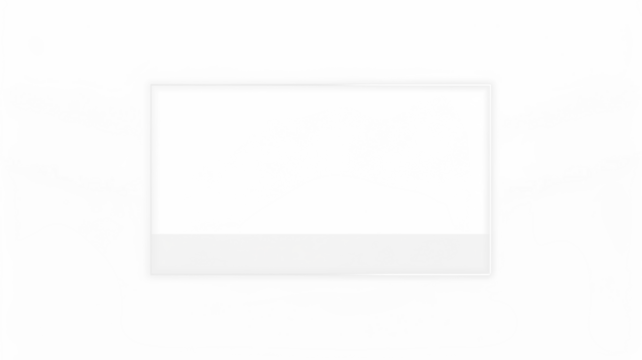 Blank mock up with copy space for design, featuring a rectangular frame on a soft gradient background, ideal for showcasing artwork or promotional content