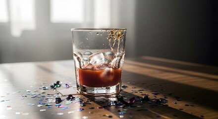 Moody Bloody Mary Still Life - Confetti & Morning Fog for National Day