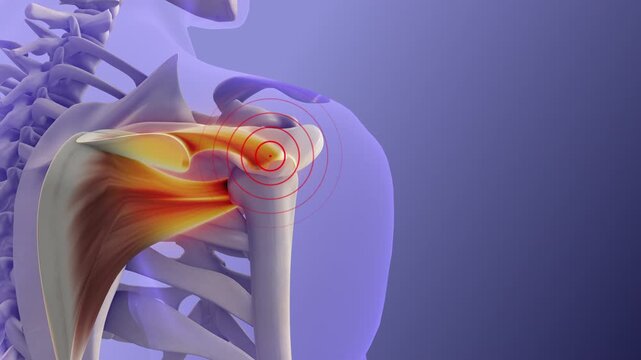 Anatomical View of Painful Rotator Cuff Muscles
