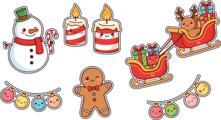 Holiday Charm Vector Christmas Icons for Festive Designs