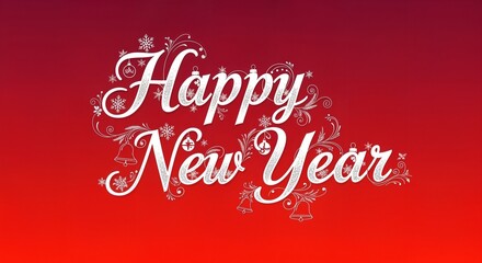 Happy New Year Typography