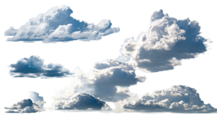 Dramatic cumulonimbus clouds lit by the sun