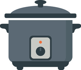 Electric slow cooker with control light