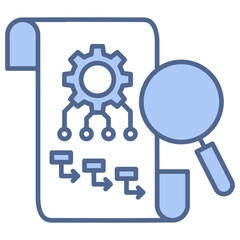 Business Impact Blue Icon