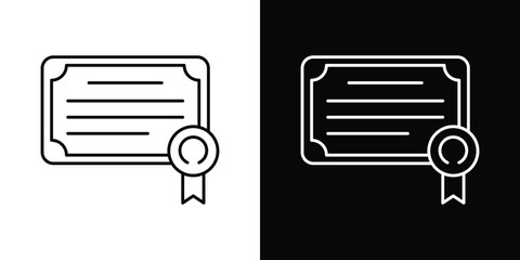 Diploma icon logotype designs. modern icon design set