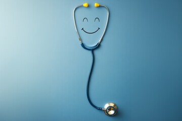 Listen to Your Health, Positive Wellbeing Symbol with Copy Space