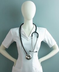 Symbol of the Medical Profession, Studio Shot of a Doctor Mannequin