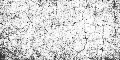 Grungy, cracked concrete wall texture with old, rough paint and cement surface for a dirty background pattern