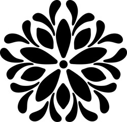 Black Lotus Circle Pattern