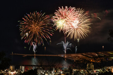熱海の海上花火