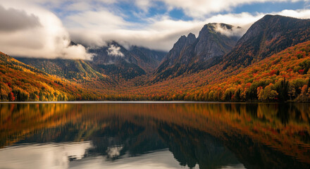 Obraz premium lake in the mountains