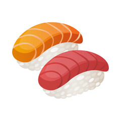 Sushi Nigiri Set.vector illustration