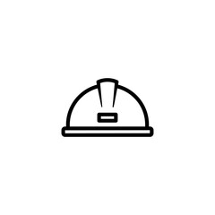 Fototapeta premium Helmet icon logo design. Motorcycle helmet sign and symbol. Construction helmet icon. Safety helmet vector illustration, eps 10