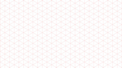 Isometric Grid Pattern in Delicate Red for Precise Design Layouts