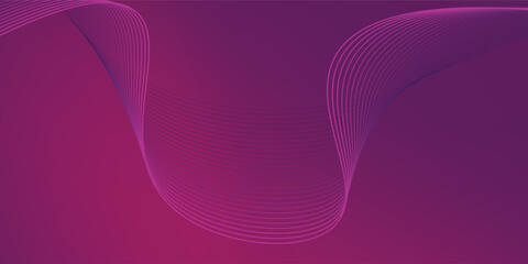  purple pink color gradient background blurred with abstract glowing wave lines. neon color flow grainy texture effect futuristic banner design.