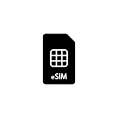 ESIM icon symbols. Vector illustration.
