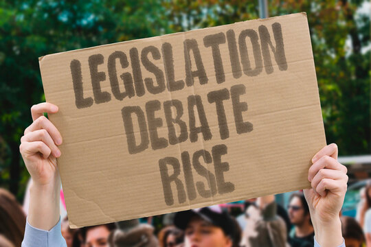 "Legislation   Debate   Rise" Increasing legislative activity sparks debates on transgender rights and protections. LEGISLATION. DEBATE. RIGHTS. TRANSGENDER. PROTECTION.