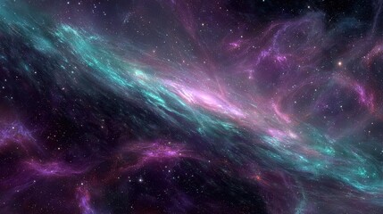 Colorful Space Nebula