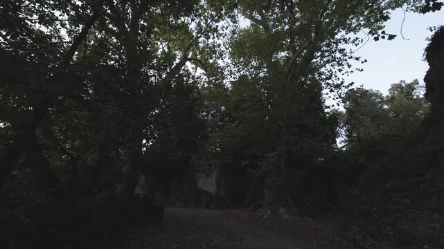 Walk in Giardini Indro Montanelli, late afternoon, Milan Italy