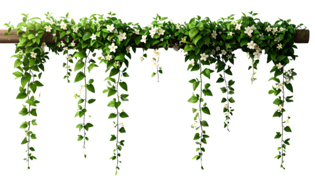 Flowering Jasmine Vine Cutout PNG