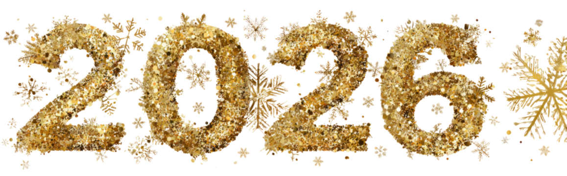 Glittering 2026: A Golden New Year's Sparkle