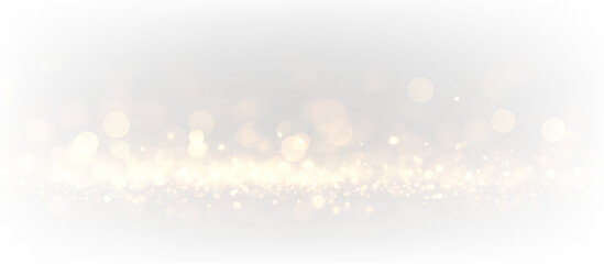 Naklejka premium Bright gold flare, glow, sparkle, magical effect PNG