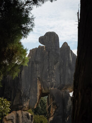 Stone Forest, Shilin, Kunming in Yunnan province, China.