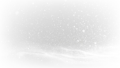 Fototapeta premium Falling snow overlay winter snowflake effect PNG