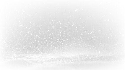 Snowflakes falling motion overlay isolated PNG