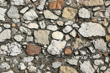 Vintage stone wall texture, close-up background