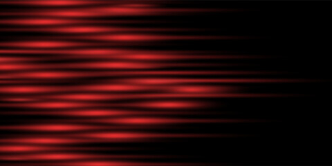 Bright horizontal beam of light on black background. Glowing laser effect creating futuristic and sci-fi aesthetics. Suitable for technology, energy, speed and digital design themes.