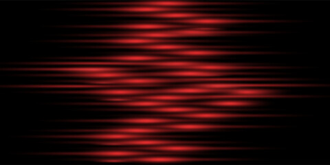 Bright horizontal beam of light on black background. Glowing laser effect creating futuristic and sci-fi aesthetics. Suitable for technology, energy, speed and digital design themes.