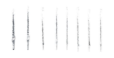 Liquid splash isolated transparent background 3d rendering
