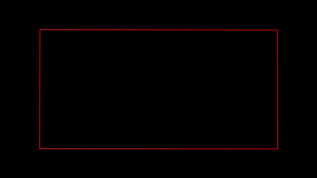 Hand drawn red rectangle, animated scribble red rectangle  marker 4k transparent background , alpha channel. red rectangle sketch, abstract digital neon rectangle frame. red marker pen style, doodle 