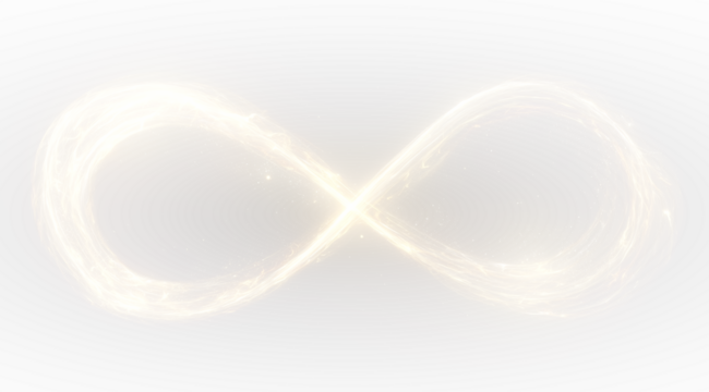 Grunge infinity symbol.  Modern eternity icon. Graphic design element. Infinite possibilities, endless process. Vector illustration PNG