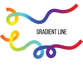 Rainbow slinky toy in various shapes