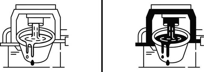 CNC Milling Machine Icon