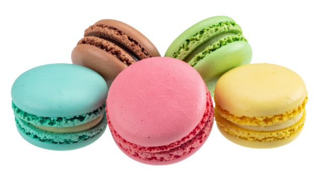 Delicious colorful macarons bakery food sweet treats gourmet desserts