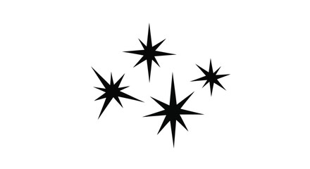 Fototapeta premium Abstract black sparkle effect graphic illustration showcasing brilliance and luminous energy, ideal for adding a dazzling and festive touch to various design projects