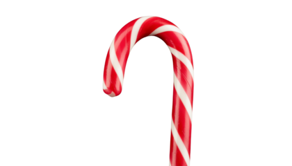 Candy cane on black background