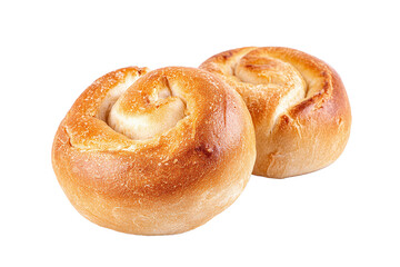 Two delicious cinnamon rolls for breakfast