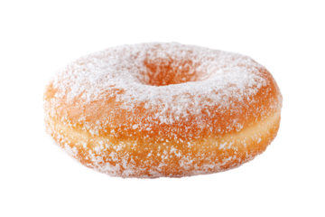Powdered sugar donut, a sweet treat for everyone
