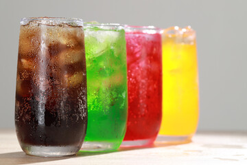 Soft drinks and fruit juice mixed with soda high in sugar have a negative effect on physical health	
