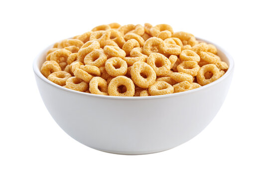 Bowl of cheerios, a popular breakfast cereal